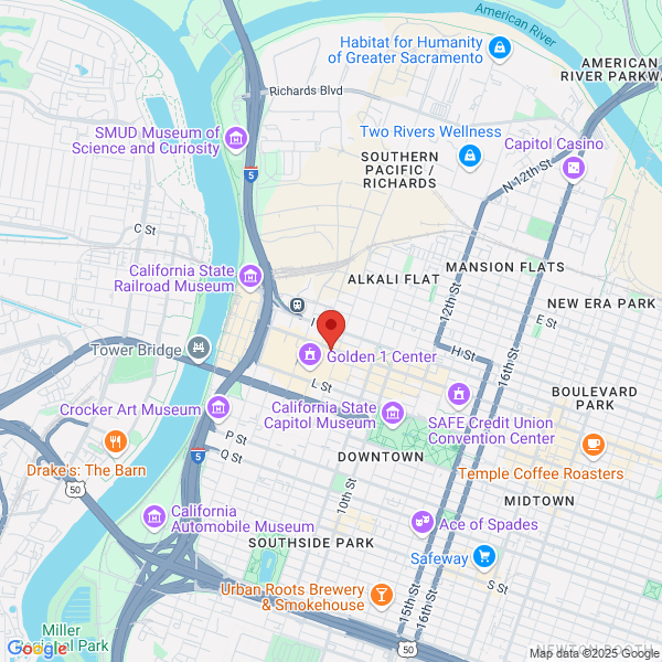 map of the area